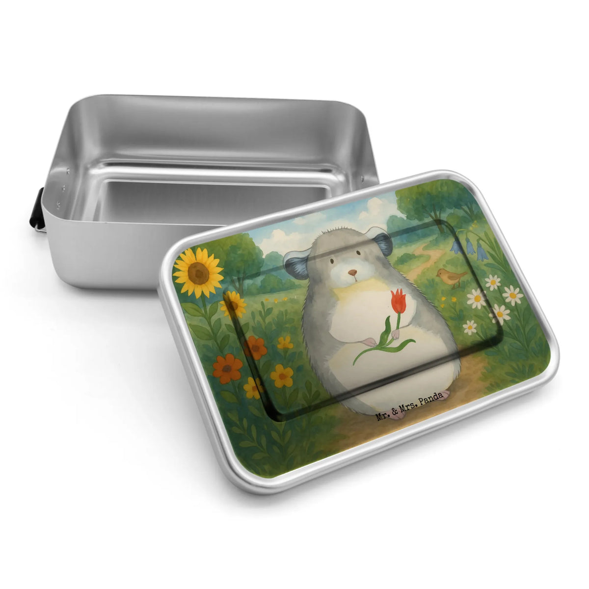 Metall Brotdose Chinchilla Blume Design Kinder Brotdose, Blech Brotdose, Lunchbox Metall, Frühstücksdose, Snack Dose, Metall Brotdose, Snackbox, Pausenbrotbox, Butterbrotdose, Metall Frühstücksdose, Vesperdose Metall, Metall Vesperdose, Brotdose Metall, Pausenbox, Frühstücksbox, aluminium lunchbox, Metallbox, aluminium brotdose, Lunchbox, Metall Lunchbox, Metall Brotbox, Jausenbox, Vesperbox, Schulbrotdose, Lunchdose, Vintage Brotdose, Essensbox, Schul Brotdose, Brotbox Metall, Lustige Sprüche, Tiere, Tiermotive, Gute Laune, Kummer, Büroalltag, Glücklichsein, Chinchilla, Chaos, Liebeskummer, Depressionen, traurig sein, Büro, Chinchillas