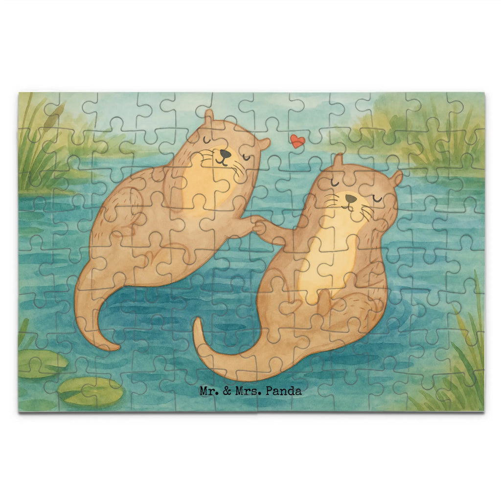 Puzzle Otter Hände halten Design Puzzle, Otter, Fischotter, Seeotter, Otter Seeotter See Otter
