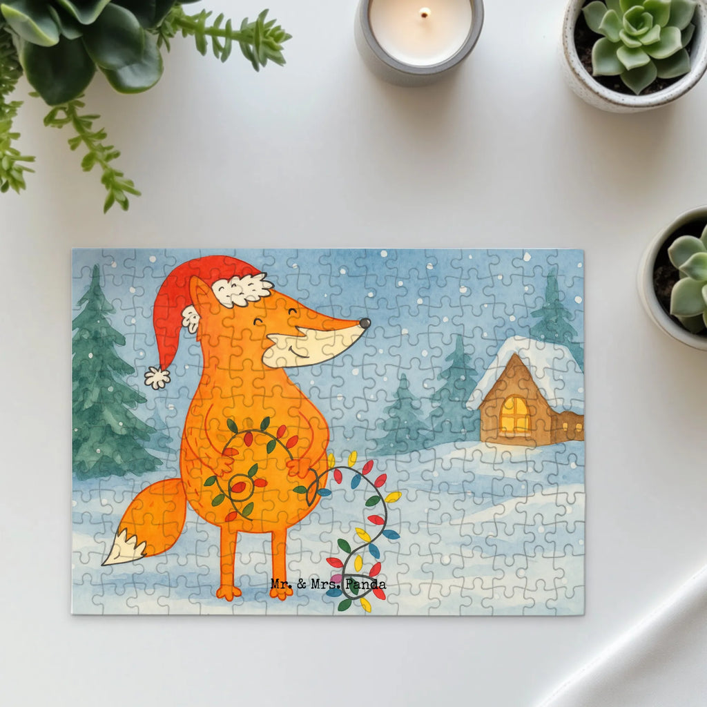 Puzzle Fuchs Weihnachten Design Puzzle, Winter, Weihnachten, Weihnachtsdeko, Nikolaus, Advent, Heiligabend, Wintermotiv, Fuchs, Füchse, Spruch schön, Geschenk Weihnachten, Weihnachtsmann, Weihnachtszeit