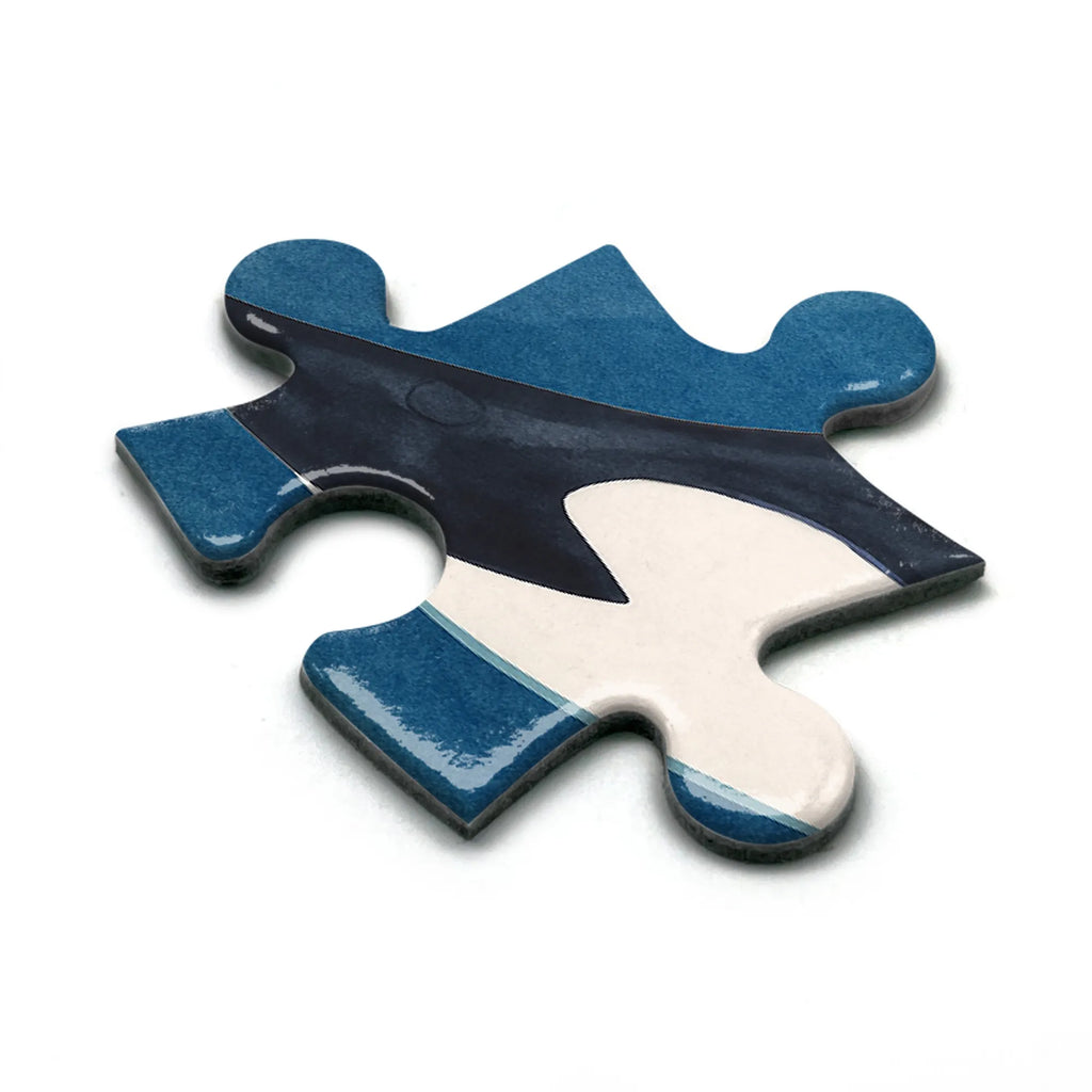 Puzzle Orca Zylinder Design Puzzle, Meerestiere, Meer, Urlaub, Narwal, Glitter, Konfetti, Glitzer, Geburtstag, Feier, Fete, Fest, Glückwunsch, Orca