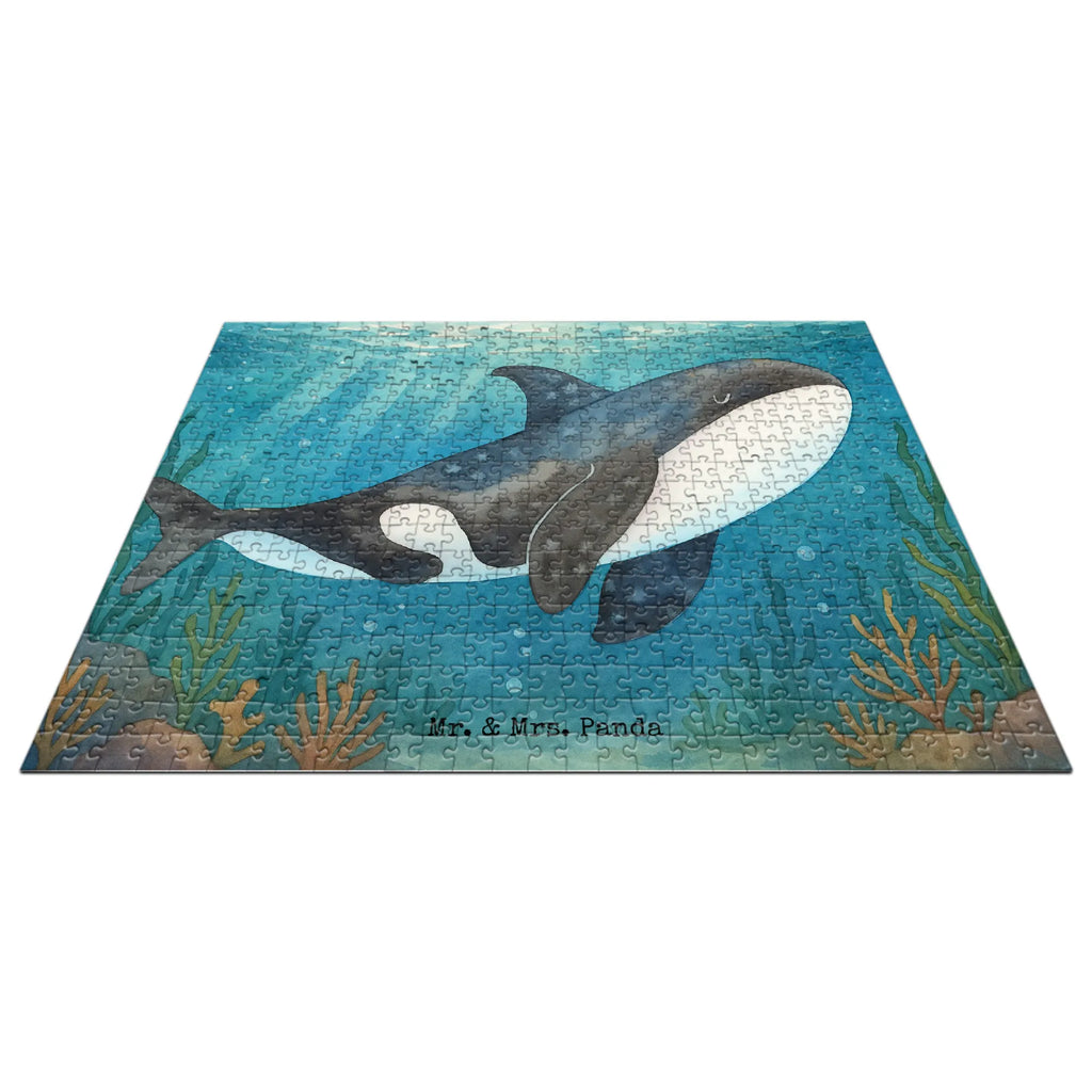 Puzzle Orca Design Puzzle, Meerestiere, Meer, Urlaub, Orca, Orcas, Killerwal, Wal, Möglichkeiten, Büro, Arbeit, Motivation, Selbstliebe, Neustart, Startup