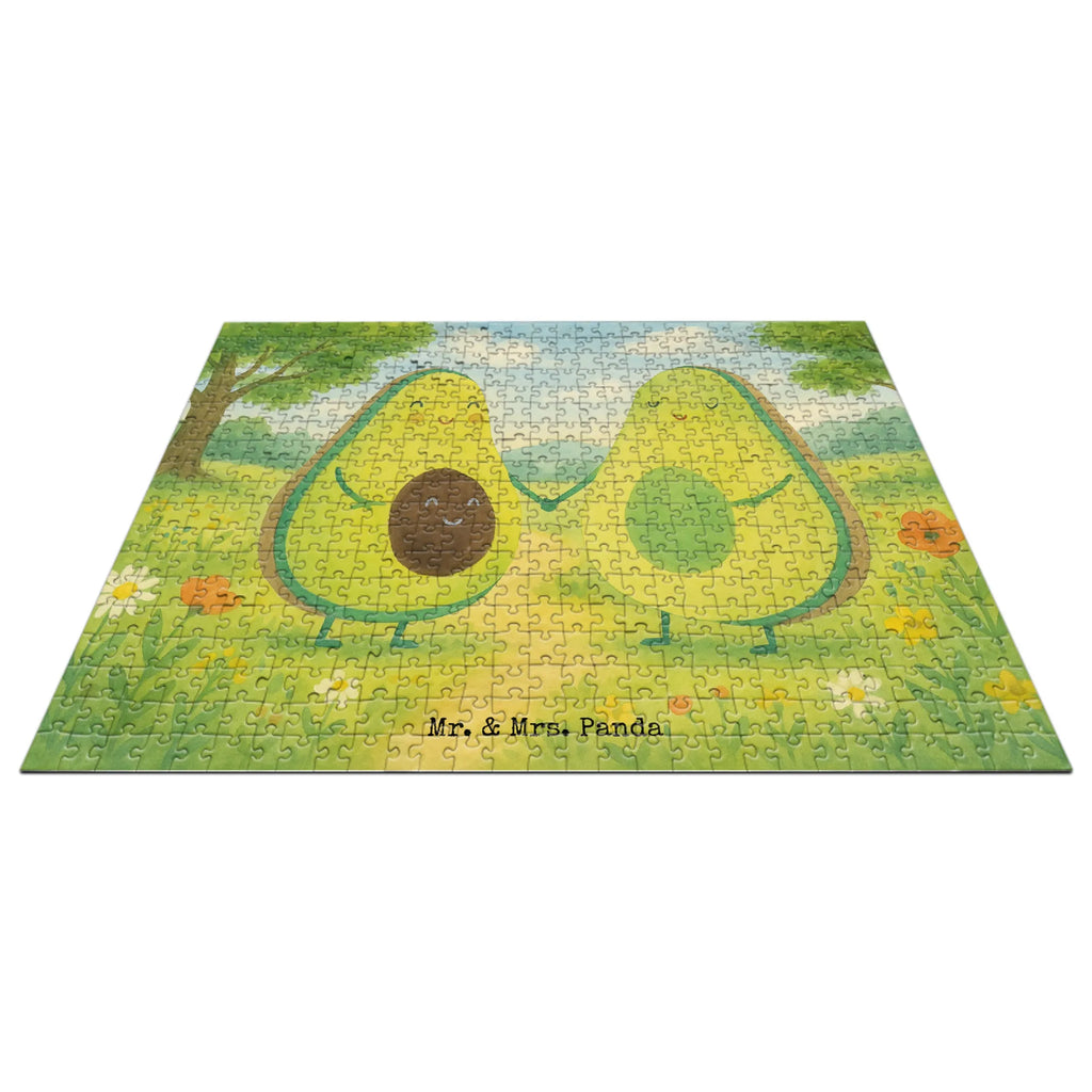 Puzzle Avocado Pärchen Design Puzzle, Avocado, Veggie, Vegan, Gesund, Avocuddle, Liebe, Schwangerschaft, Familie, Babyshower, Babyparty, Hochzeit, Kinder, Avocados, Geburt