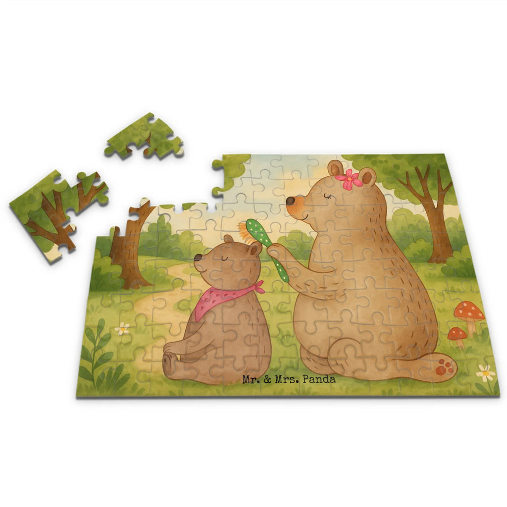 Puzzle Bär Kind Design Puzzle, Familie, Vatertag, Muttertag, Bruder, Schwester, Mama, Papa, Oma, Opa, Geschenk, Mutti, Mutter