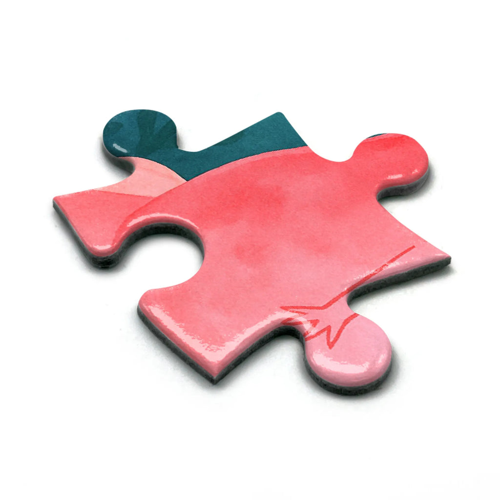 Puzzle Axolotl Glücklich Design Puzzle, Axolotl, Molch, Axolot, Schwanzlurch, Lurch, Lurche, Motivation, gute Laune