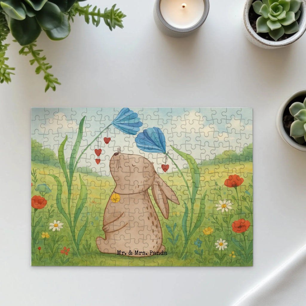 Puzzle Hase Blume Design Puzzle, Ostern, Osterhase, Ostergeschenke, Osternest, Osterdeko, Geschenke zu Ostern, Ostern Geschenk, Ostergeschenke Kinder, Ostern Kinder, Hase, Kaninchen, Kind, Taufe, Taufgeschenk, Geburt, Schwangerschaft, erstes Kind, Kindergeburtstag, Geburtstag, Hoffnung, Träume