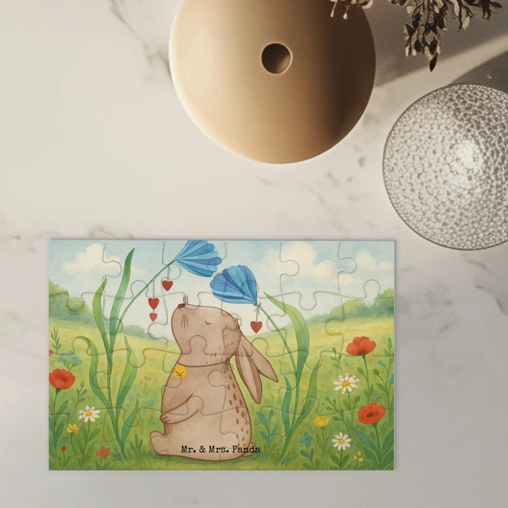 Puzzle Hase Blume Design Puzzle, Ostern, Osterhase, Ostergeschenke, Osternest, Osterdeko, Geschenke zu Ostern, Ostern Geschenk, Ostergeschenke Kinder, Ostern Kinder, Hase, Kaninchen, Kind, Taufe, Taufgeschenk, Geburt, Schwangerschaft, erstes Kind, Kindergeburtstag, Geburtstag, Hoffnung, Träume