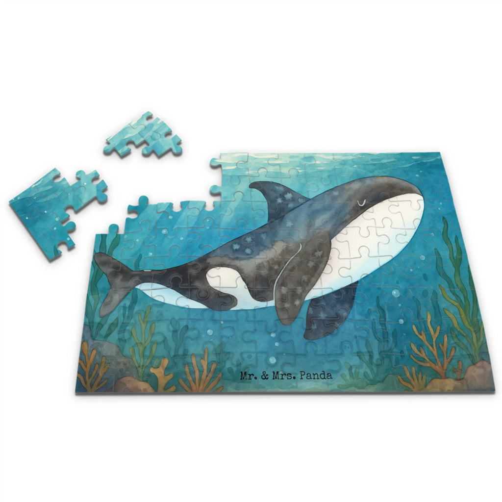 Puzzle Orca Design Puzzle, Meerestiere, Meer, Urlaub, Orca, Orcas, Killerwal, Wal, Möglichkeiten, Büro, Arbeit, Motivation, Selbstliebe, Neustart, Startup