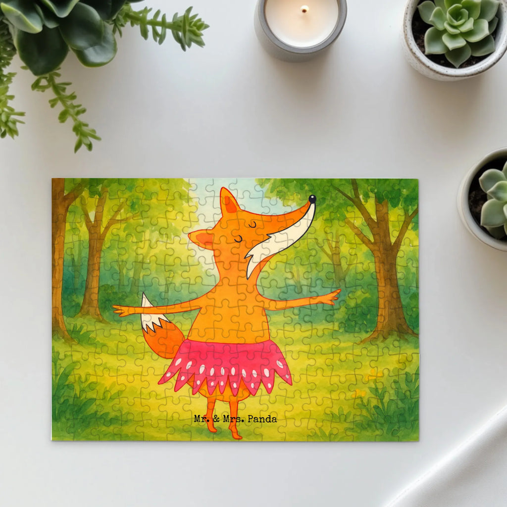 Puzzle Fuchs Ballerina Design Puzzle, Fuchs, Fuchs Spruch, Füchse, Füchsin, Ballerina, Ballett, Tänzerin, Tanzen, Party, Einladung, Geburtstag