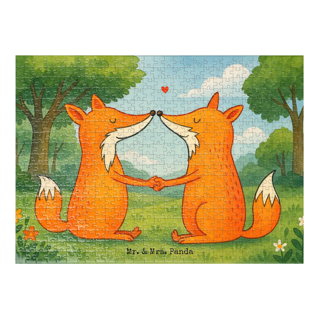 Puzzle Füchse Liebe Design Puzzle, Fuchs, Füchse, Fox, Liebe, Liebespaar, Paar, Partner, Freundin, Freund, Ehe, Verlobte, Ehemann, Ehefrau, Liebesbeweis