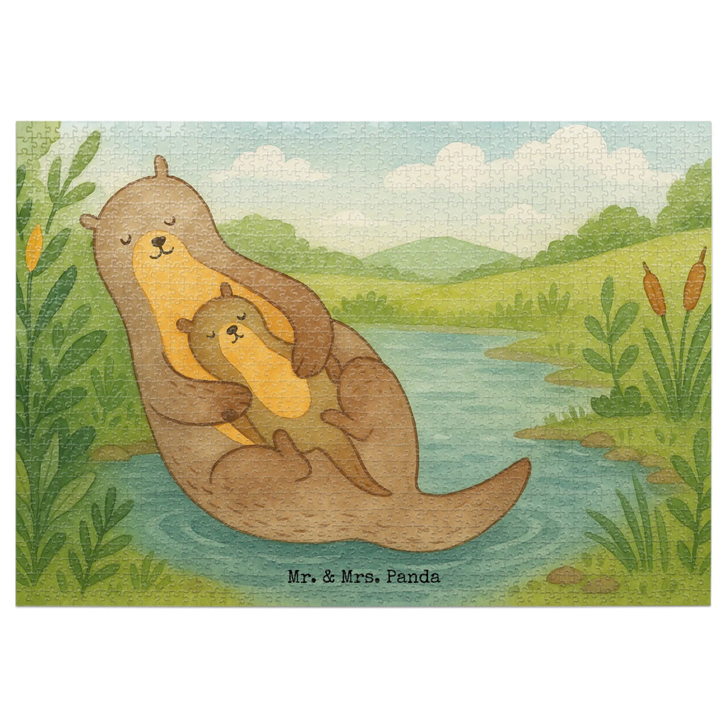 Puzzle Otter Kind Design Puzzle, Otter, Fischotter, Seeotter, Otter Seeotter See Otter