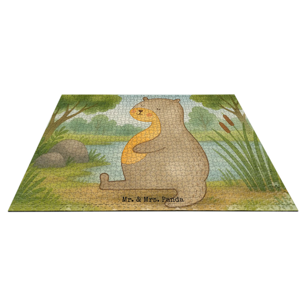 Puzzle Otter Bauch Design Puzzle, Otter, Fischotter, Seeotter, Otter Seeotter See Otter