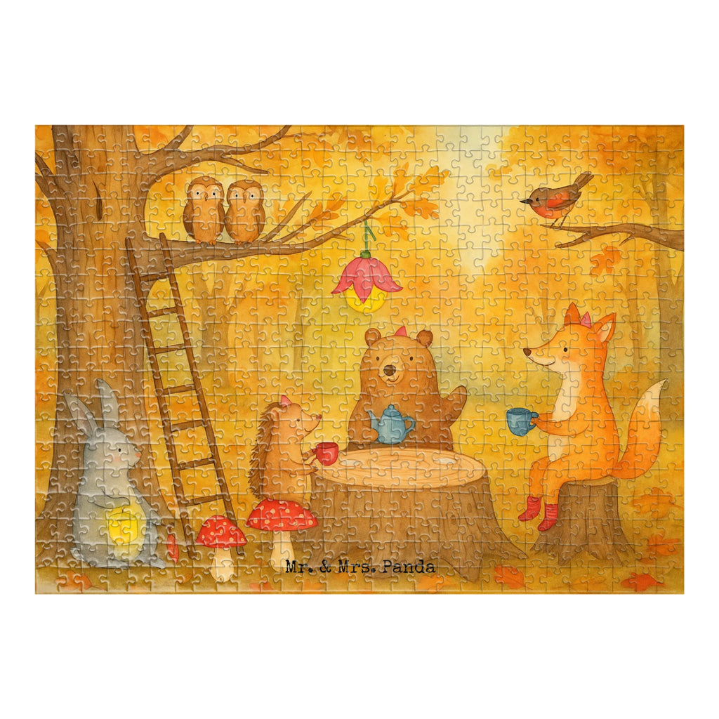 Puzzle Waldtiere Picknick Design Puzzle, Tiermotive, Gute Laune, lustige Sprüche, Tiere, Waldtiere, Picknick, Wald, Fuchs, Hase, Igel, Maus, Eichhörnchen