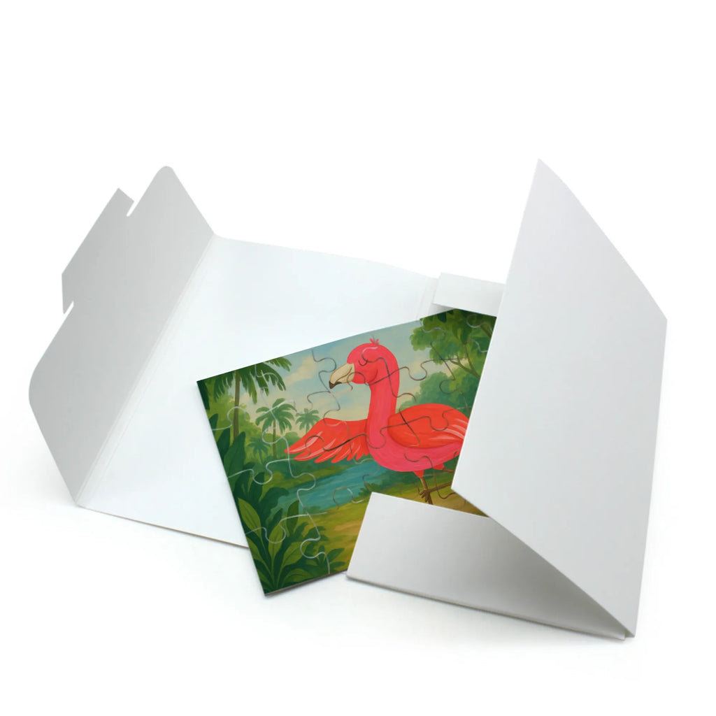 Puzzle Flamingo Yoga Design Puzzle, Flamingo, Vogel, Yoga, Namaste, Achtsamkeit, Yoga-Übung, Entspannung, Ärger, Aufregen, Tiefenentspannung