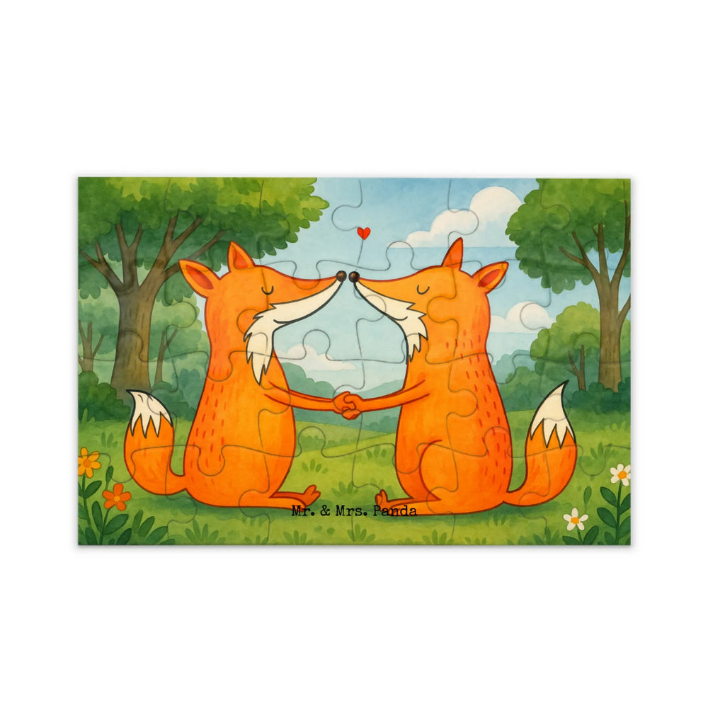 Puzzle Füchse Liebe Design Puzzle, Fuchs, Füchse, Fox, Liebe, Liebespaar, Paar, Partner, Freundin, Freund, Ehe, Verlobte, Ehemann, Ehefrau, Liebesbeweis
