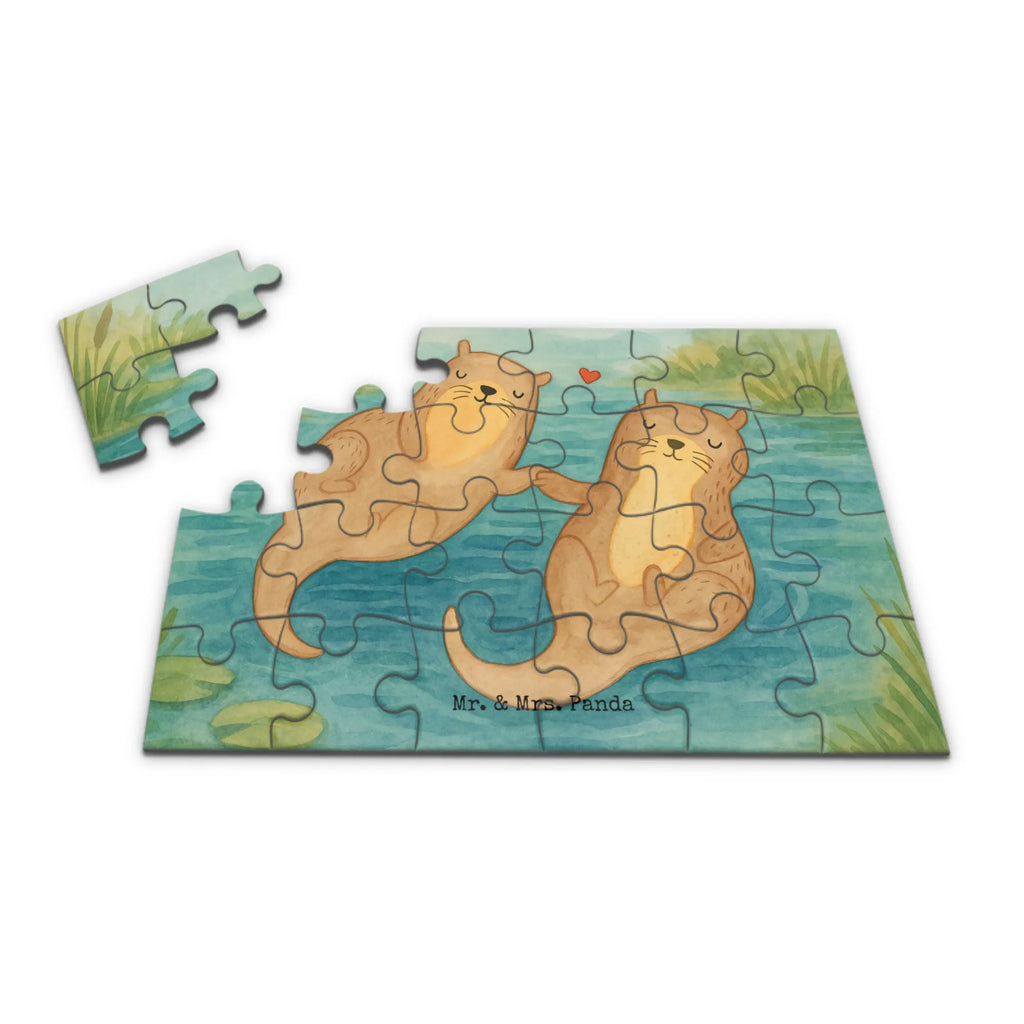 Puzzle Otter Hände halten Design Puzzle, Otter, Fischotter, Seeotter, Otter Seeotter See Otter