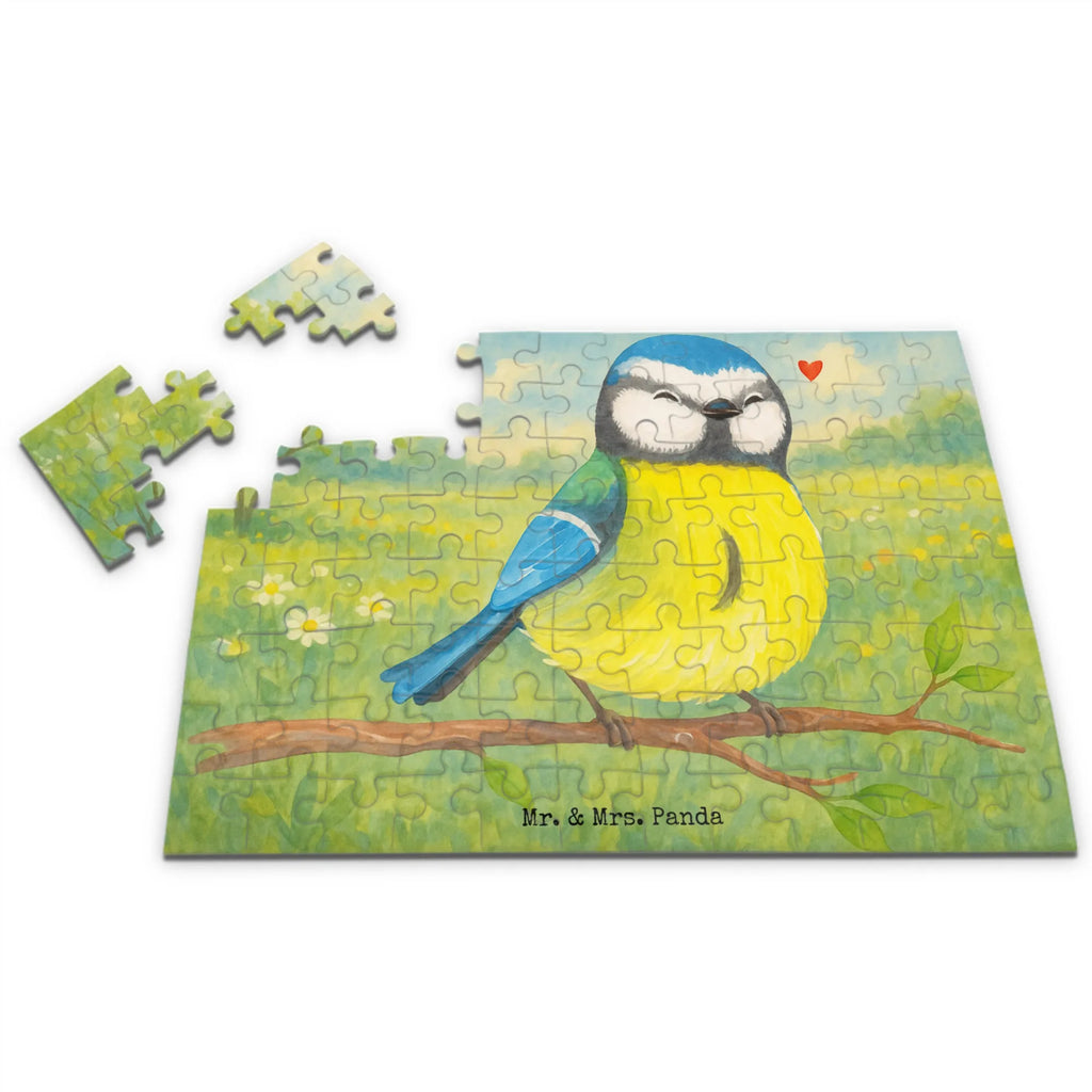 Puzzle Vogel Blaumeise Design Puzzle, Ostern, Osterhase, Ostergeschenke, Osternest, Osterdeko, Geschenke zu Ostern, Ostern Geschenk, Ostergeschenke Kinder, Ostern Kinder, Ostergrüße, Blaumeise, Vogel, liebe Grüße, Frühling, Frühlingsgefühle, Osterzeit