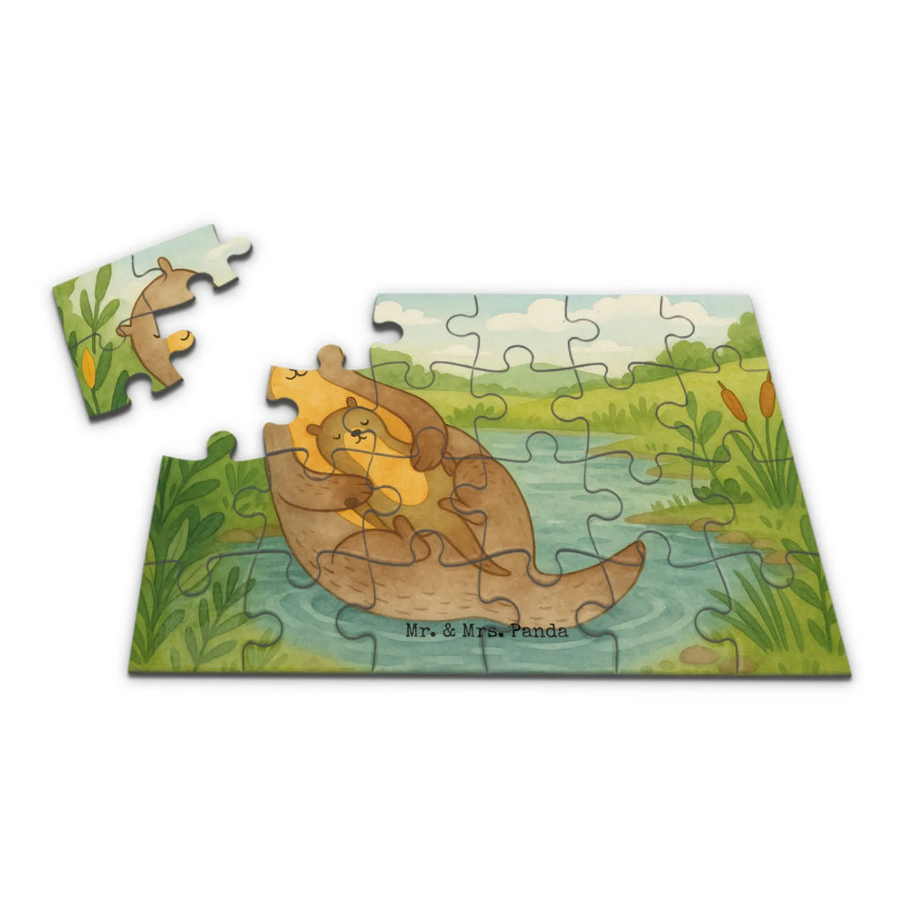 Puzzle Otter Kind Design Puzzle, Otter, Fischotter, Seeotter, Otter Seeotter See Otter