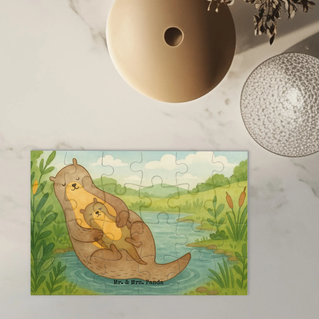 Puzzle Otter Kind Design Puzzle, Otter, Fischotter, Seeotter, Otter Seeotter See Otter