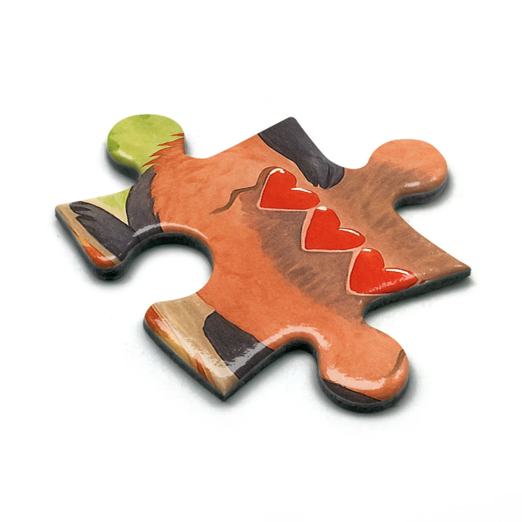 Puzzle Roter Panda Design Puzzle, Tiermotive, Gute Laune, lustige Sprüche, Tiere, Panda, Liebe, Rot, Herz, Liebling, Lieblingsmensch