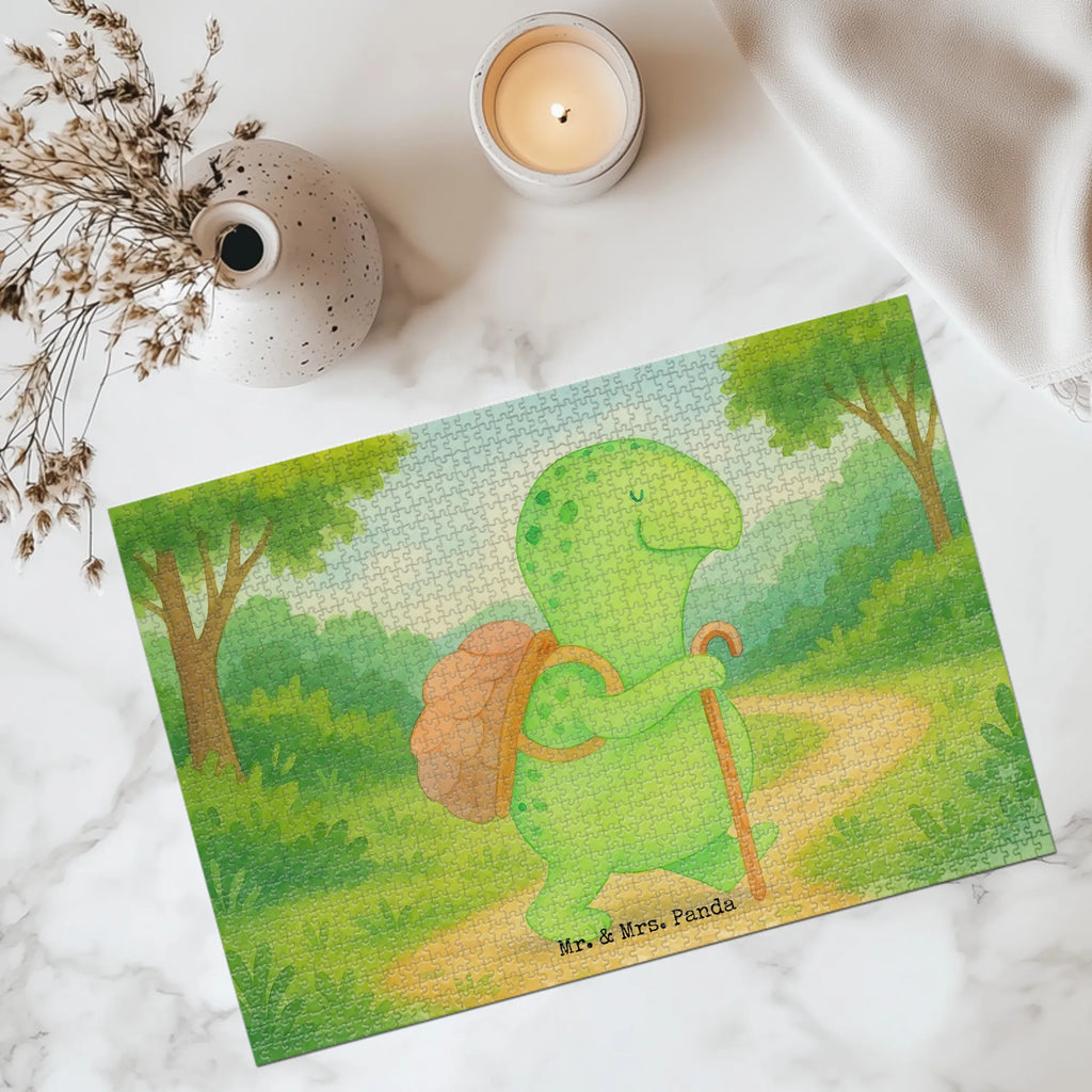 Puzzle Schildkröte Wanderer Design Puzzle, Schildkröte, Schildkröten, Motivation, Motivationsspruch, Motivationssprüche, Neuanfang