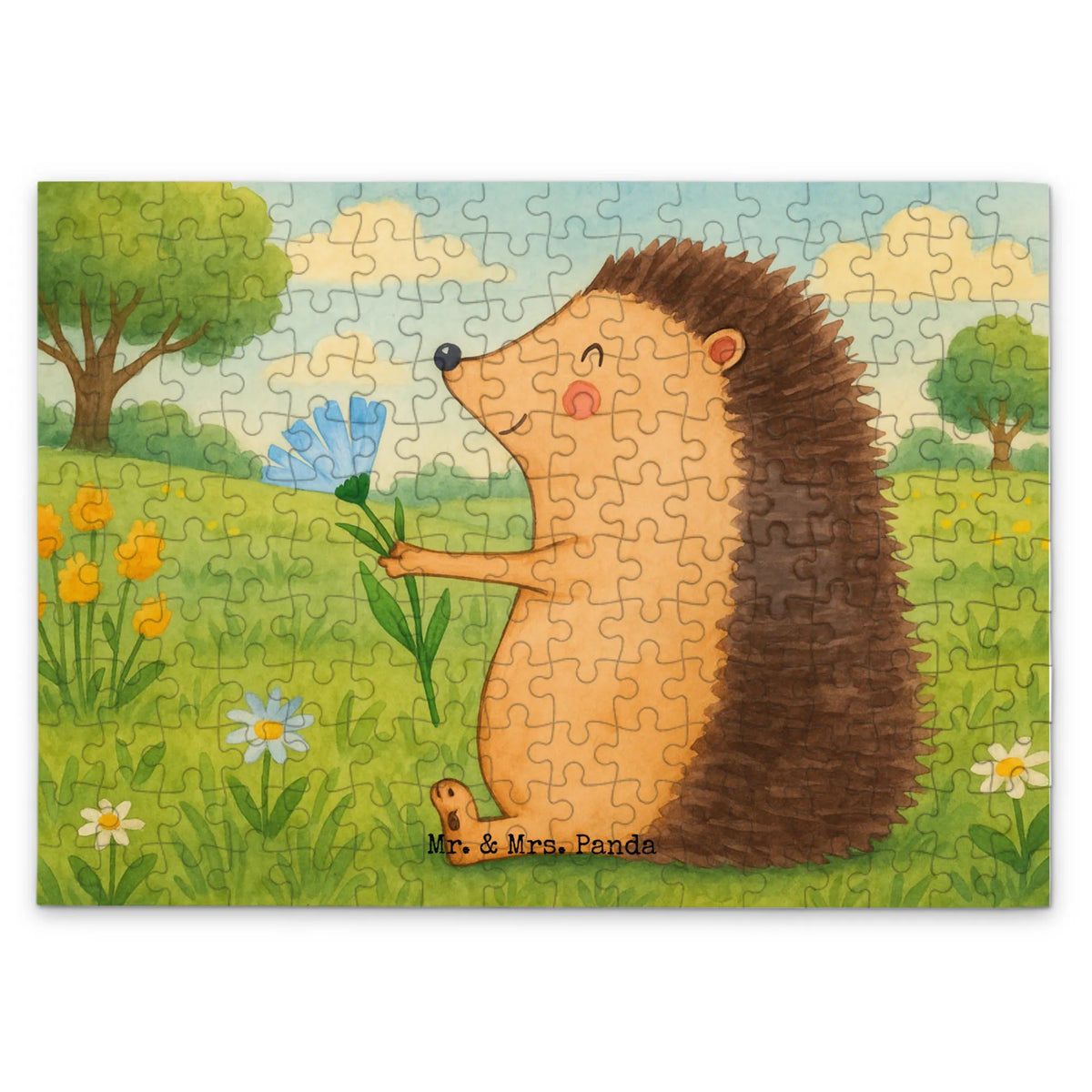 Puzzle Igel Blumen Design 1000 Teile Puzzle, 2000 Teile Puzzle, 300 Teile Puzzle, 500 Teile Puzzle, Geduldspiel, Puzzlespiel, Legespiel, 1500 Teile Puzzle, Puzzle, Gute Laune, Tiere, Lustige Sprüche, Tiermotive, krank, Besuch, Genesungswünsche, Gute Besserung, Igel, Krankheit, Krankenhaus