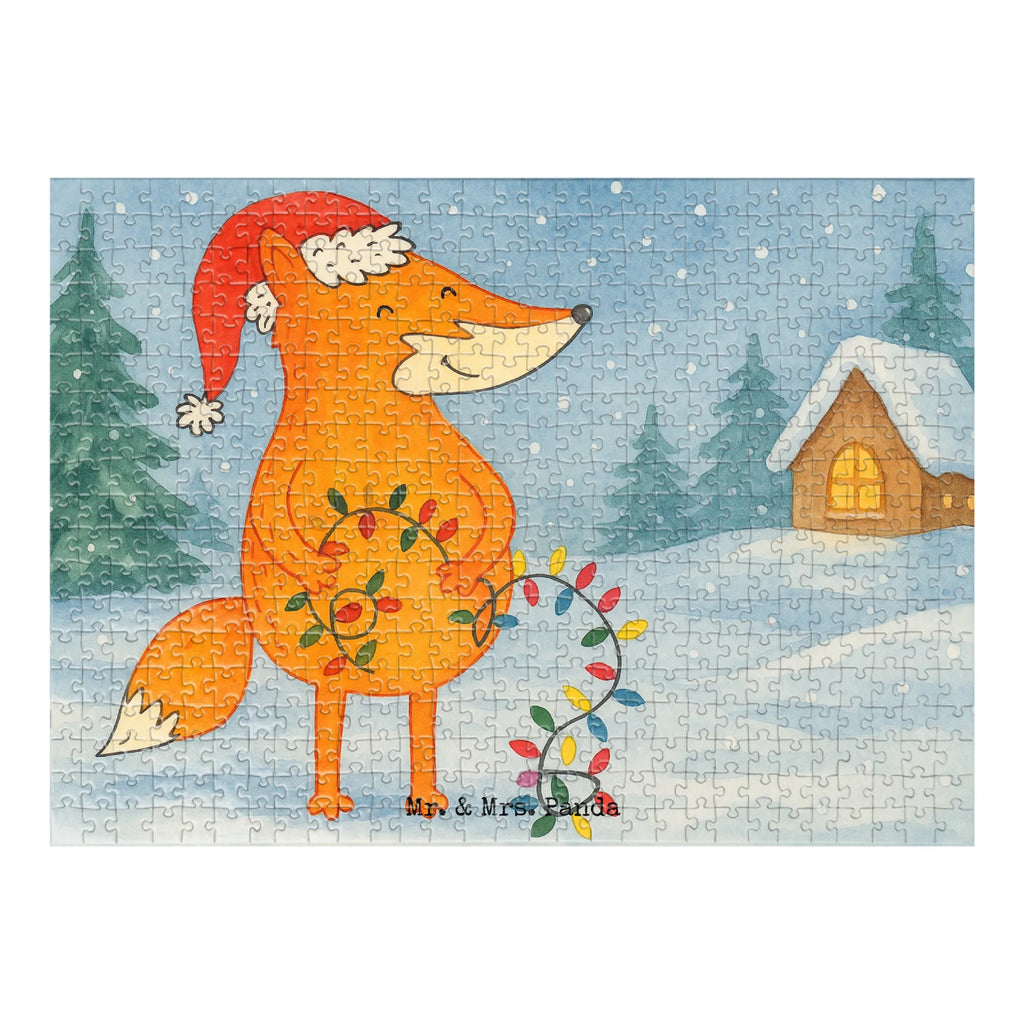 Puzzle Fuchs Weihnachten Design Puzzle, Winter, Weihnachten, Weihnachtsdeko, Nikolaus, Advent, Heiligabend, Wintermotiv, Fuchs, Füchse, Spruch schön, Geschenk Weihnachten, Weihnachtsmann, Weihnachtszeit