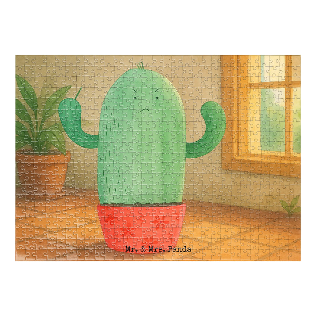 Puzzle Kaktus Wut Design Puzzle, Kaktus, Kakteen, ärgern, Büro, Schule, Büroalltag, Chefin, Kollege, Kollegin, wütend