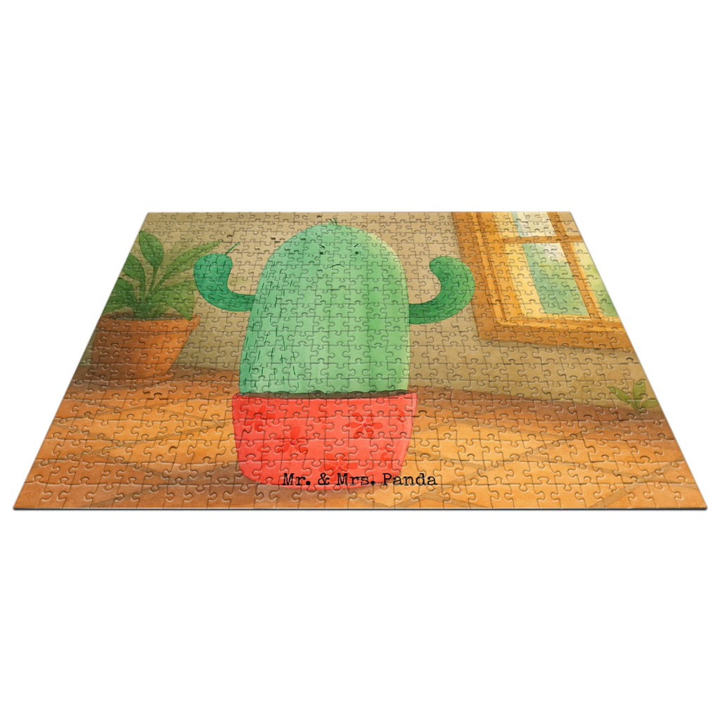 Puzzle Kaktus Wut Design Puzzle, Kaktus, Kakteen, ärgern, Büro, Schule, Büroalltag, Chefin, Kollege, Kollegin, wütend