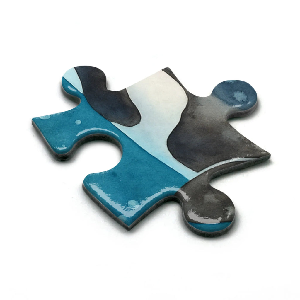 Puzzle Orca Design Puzzle, Meerestiere, Meer, Urlaub, Orca, Orcas, Killerwal, Wal, Möglichkeiten, Büro, Arbeit, Motivation, Selbstliebe, Neustart, Startup