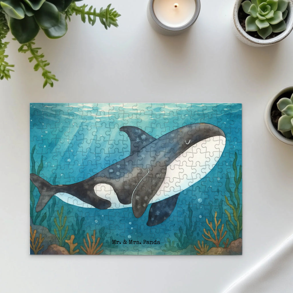 Puzzle Orca Design Puzzle, Meerestiere, Meer, Urlaub, Orca, Orcas, Killerwal, Wal, Möglichkeiten, Büro, Arbeit, Motivation, Selbstliebe, Neustart, Startup