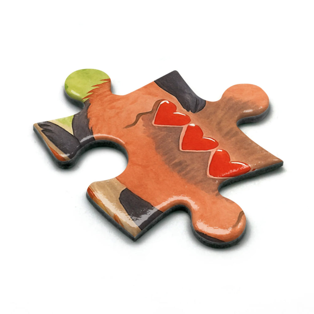 Puzzle Roter Panda Design Puzzle, Tiermotive, Gute Laune, lustige Sprüche, Tiere, Panda, Liebe, Rot, Herz, Liebling, Lieblingsmensch