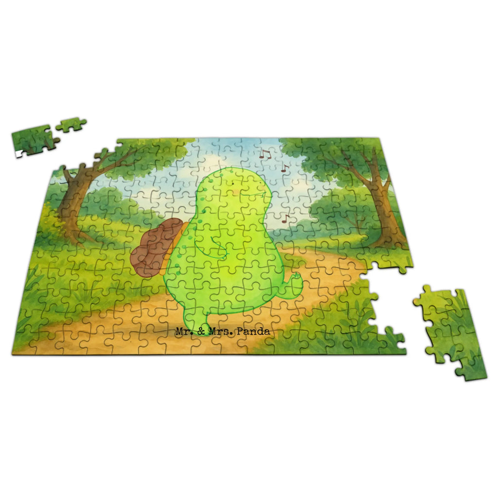 Puzzle Schildkröte Pfeifen Design Puzzle, Schildkröte, Schildi, Schildkröten, fröhlich, Glück, Motivation, Lebensfreude, Depression, Trennung, Neuanfang