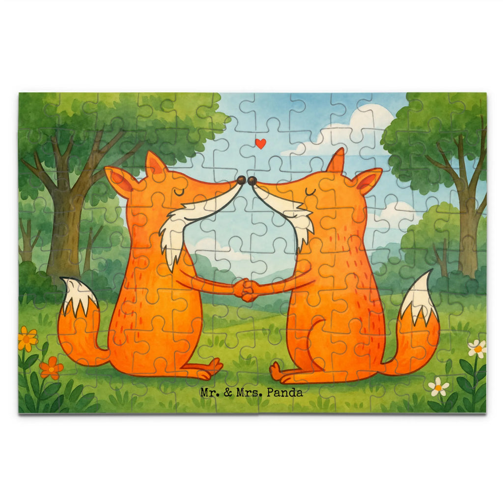Puzzle Füchse Liebe Design Puzzle, Fuchs, Füchse, Fox, Liebe, Liebespaar, Paar, Partner, Freundin, Freund, Ehe, Verlobte, Ehemann, Ehefrau, Liebesbeweis