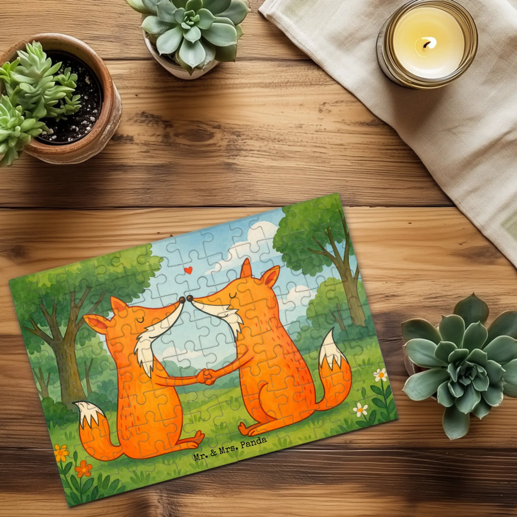 Puzzle Füchse Liebe Design Puzzle, Fuchs, Füchse, Fox, Liebe, Liebespaar, Paar, Partner, Freundin, Freund, Ehe, Verlobte, Ehemann, Ehefrau, Liebesbeweis