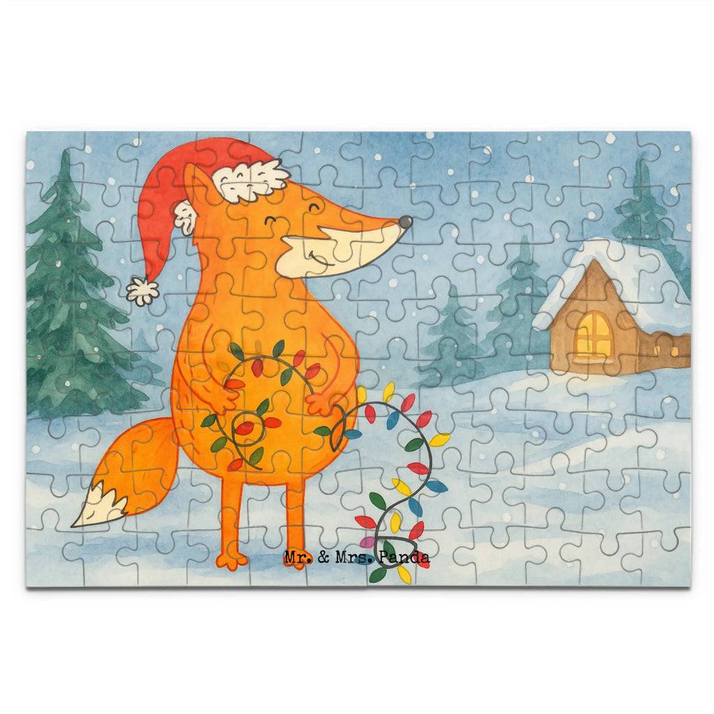 Puzzle Fuchs Weihnachten Design Puzzle, Winter, Weihnachten, Weihnachtsdeko, Nikolaus, Advent, Heiligabend, Wintermotiv, Fuchs, Füchse, Spruch schön, Geschenk Weihnachten, Weihnachtsmann, Weihnachtszeit