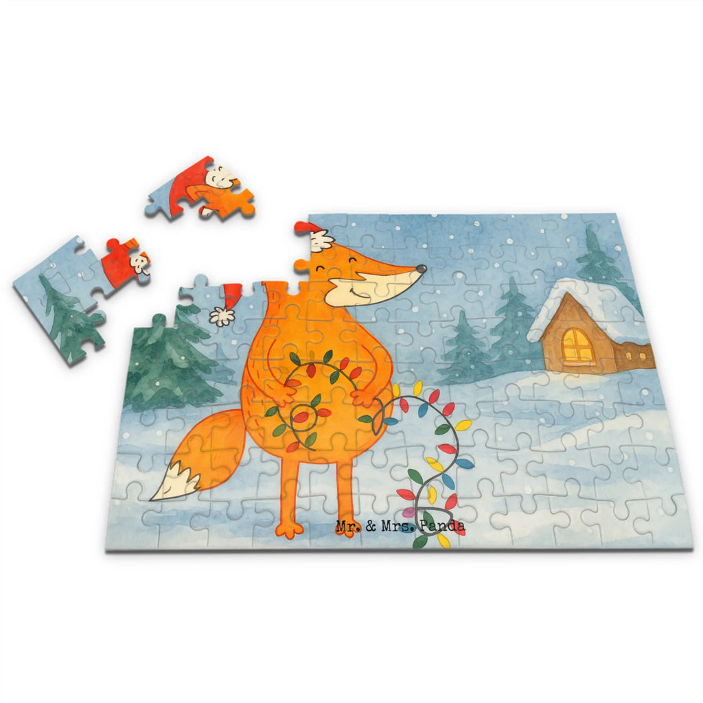 Puzzle Fuchs Weihnachten Design Puzzle, Winter, Weihnachten, Weihnachtsdeko, Nikolaus, Advent, Heiligabend, Wintermotiv, Fuchs, Füchse, Spruch schön, Geschenk Weihnachten, Weihnachtsmann, Weihnachtszeit