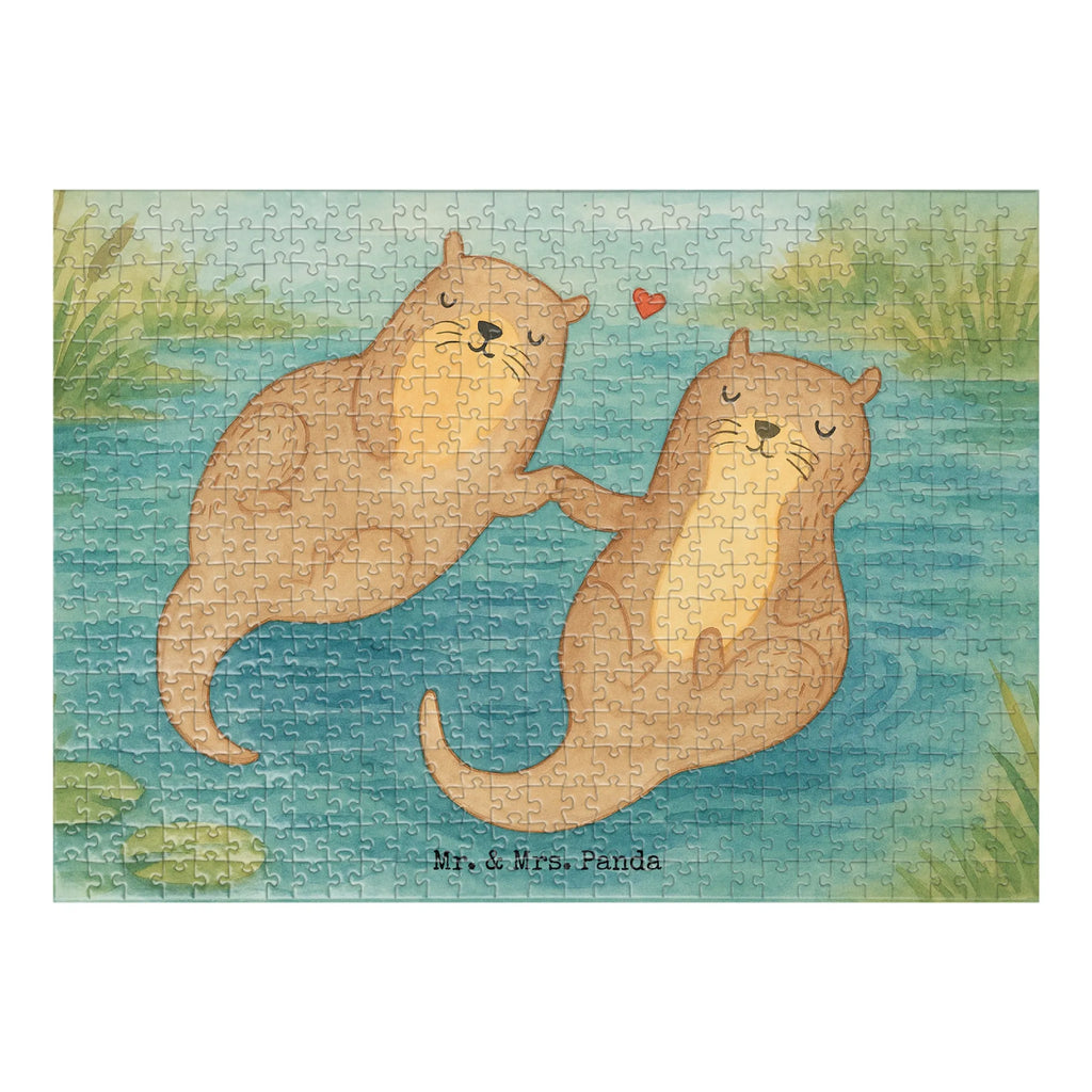 Puzzle Otter Hände halten Design Puzzle, Otter, Fischotter, Seeotter, Otter Seeotter See Otter