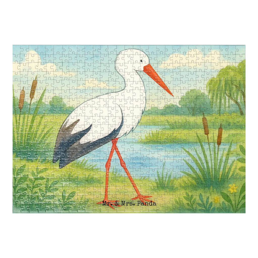 Puzzle Storch Design Puzzle, Tiermotive, Gute Laune, lustige Sprüche, Tiere, Storch, Störche, Schwangerschaft, Geburt, Mutter, Mütter, Mutter werden, Schwanger, Babybauch, Baby
