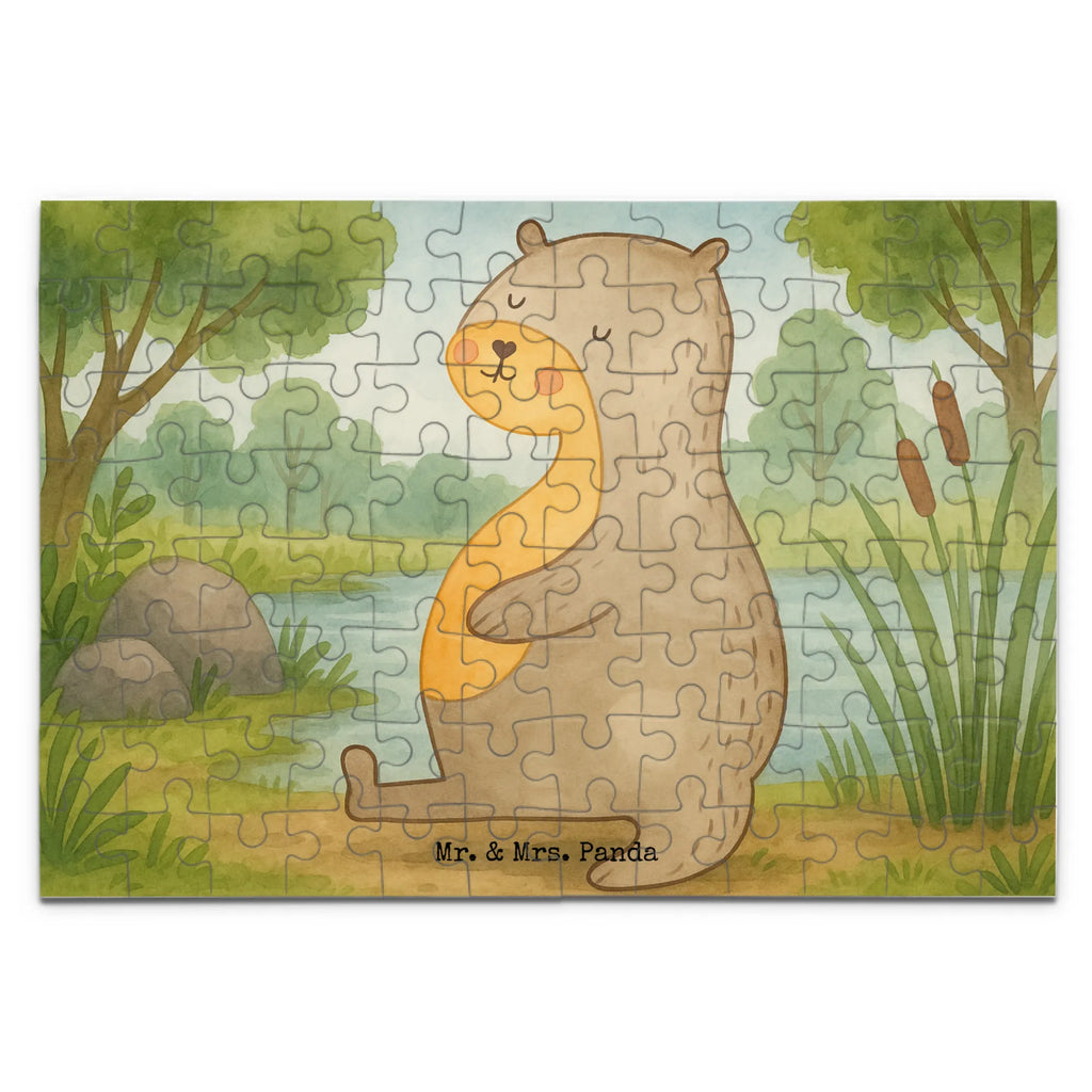 Puzzle Otter Bauch Design Puzzle, Otter, Fischotter, Seeotter, Otter Seeotter See Otter