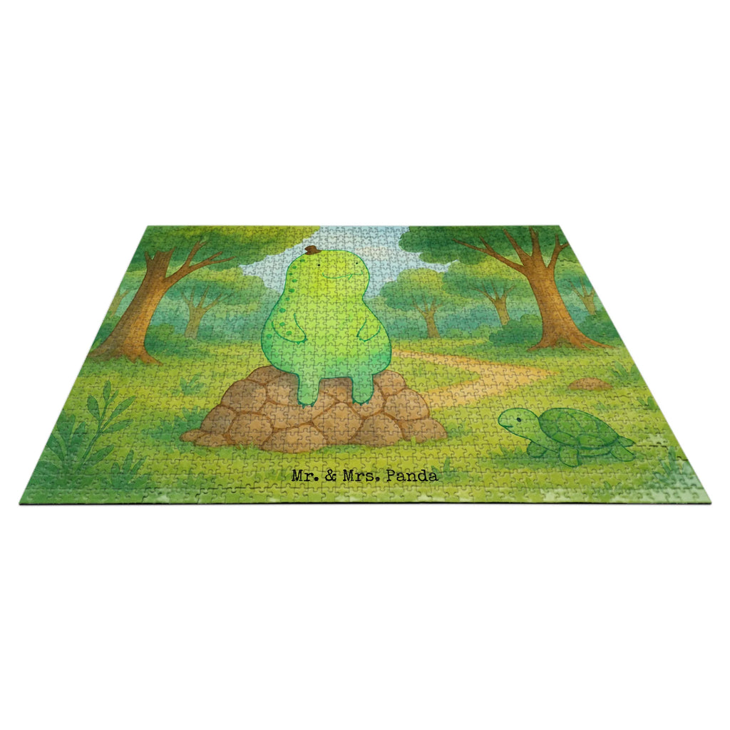 Puzzle Schildkröte Pause Design Puzzle, Schildkröte, Achtsamkeit, Entschleunigen, achtsam