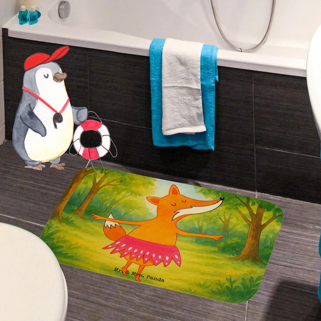 Badematte Fuchs Ballerina Design Badematte, Badteppich, Duschvorleger, Badezimmerteppich, Badezimmermatte, Badvorleger, Duschmatte, Duschteppich, Badteppiche, Badgarnitur, Badematten, Teppich Badezimmer, Badezimmermatten, Fuchs, Fuchs Spruch, Füchse, Füchsin, Ballerina, Ballett, Tänzerin, Tanzen, Party, Einladung, Geburtstag