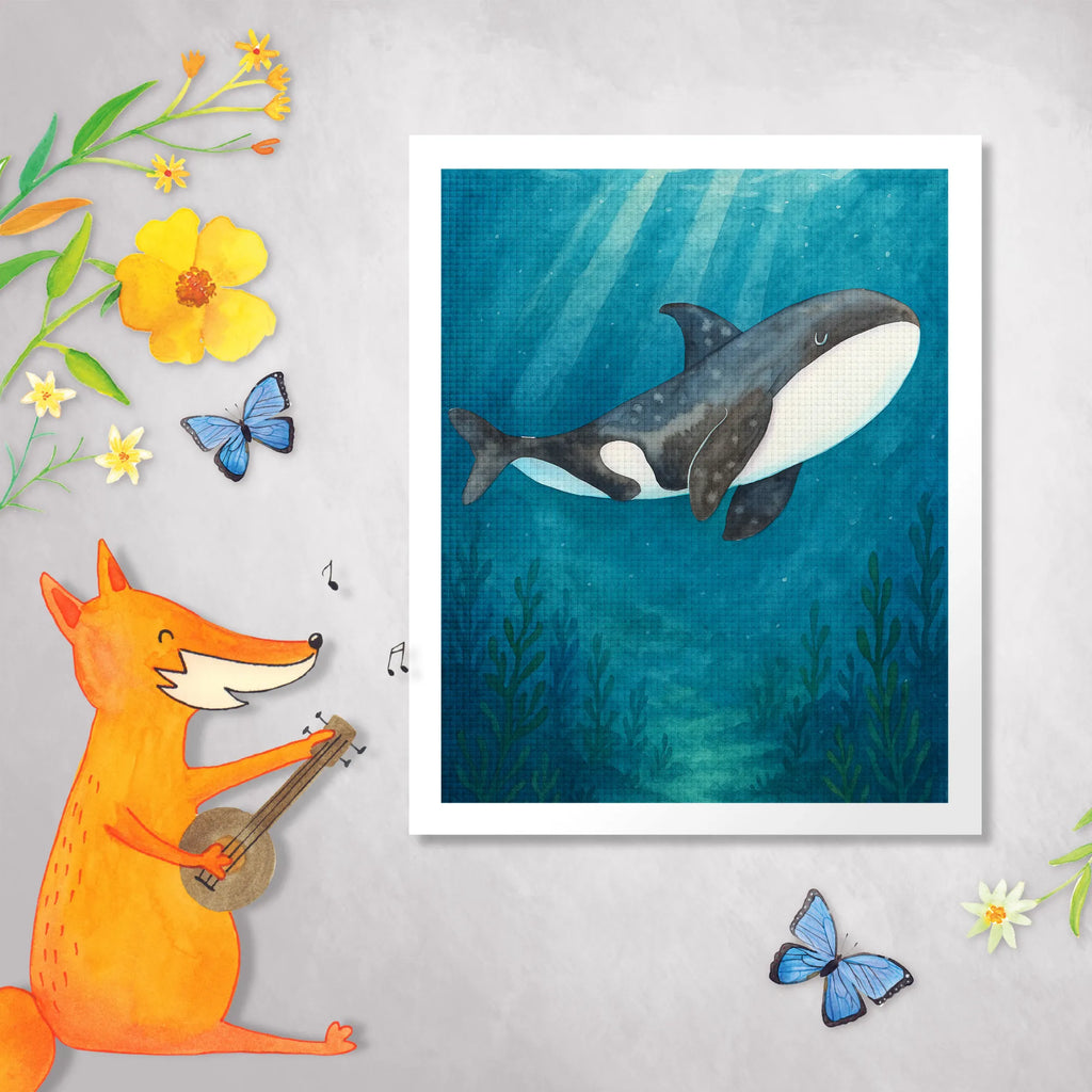 Diamond Painting Orca Design Seafood, aquatic animals, ocean, sea, fish, shells, corals, reef, whale, narwhal, sea urchin, lobster, platypus, turtle, manatee, crocodile, orca, shrimp, gifts for seafood lovers, water world, underwater animals, underwater world, vacation, deep sea, seafood fans, gift ideas, seafood decoration, seafood posters, killer whale, orcas, opportunities, motivation, work, office, self-love, startup, new start