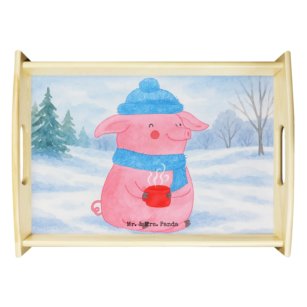 Serviertablett Schweinchen Glühwein Design Serviertablett, Tablett, Holztablett, Küchentablett, Dekotablett, Frühstückstablett, Winter, Weihnachten, Weihnachtsdeko, Nikolaus, Advent, Heiligabend, Wintermotiv, Glühwein, Betrunken, Weihnachtsmarkt, Spruch