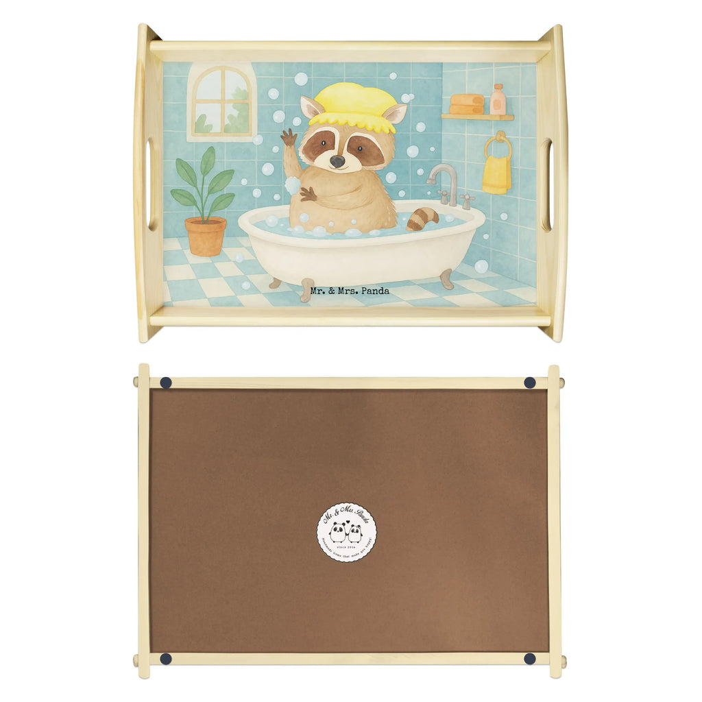 Serviertablett Waschbär Design Serviertablett, Tablett, Holztablett, Küchentablett, Dekotablett, Frühstückstablett, Tiermotive, Gute Laune, lustige Sprüche, Tiere, Waschbär, Tagträumen, Plan, Fröhlich, waschen, Seifenblasen