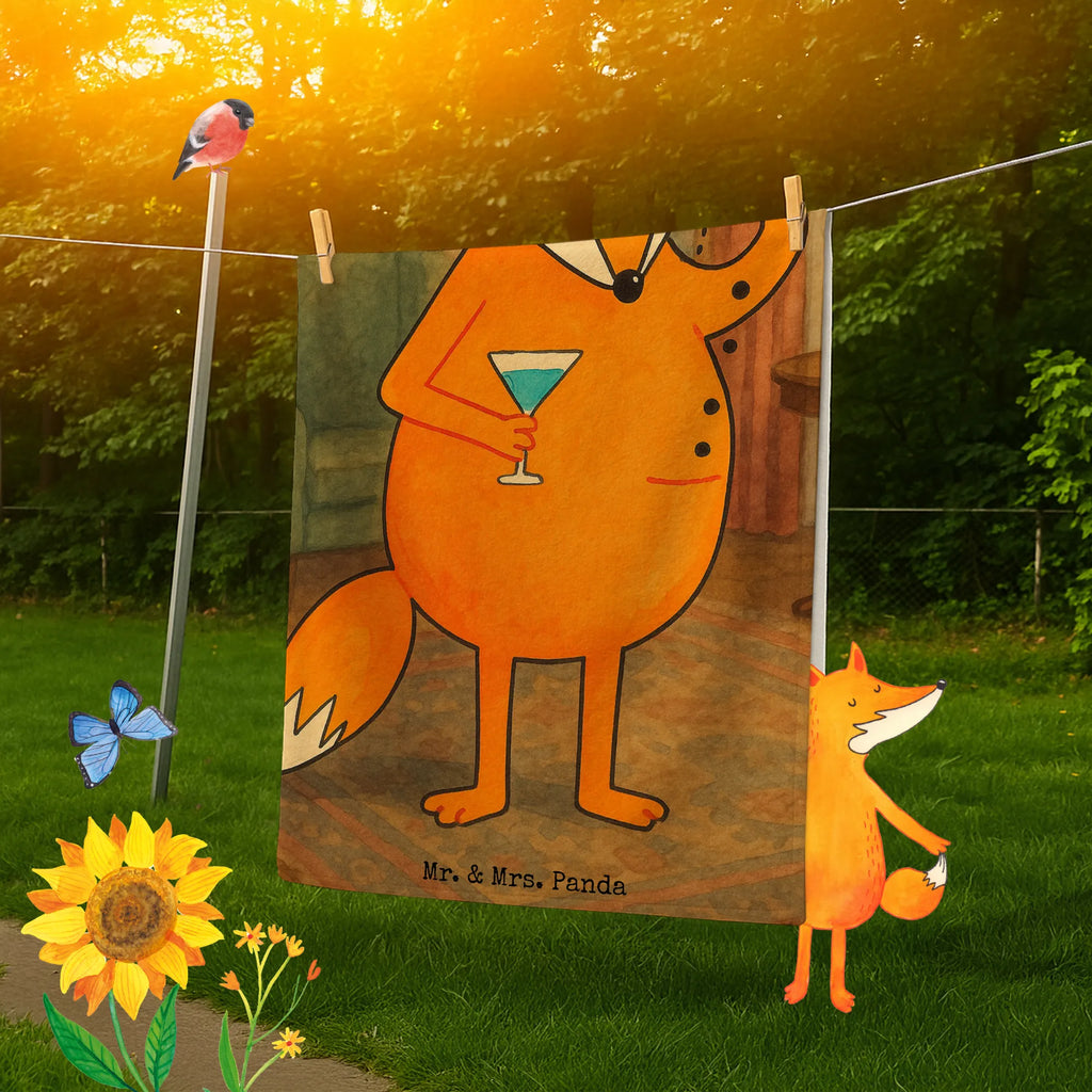 Badehandtuch Fuchs Lord Design Duschtuch, Badetuch, Strandtuch, Saunatuch, Kinder Handtuch, Fuchs, Füchse, tröstende Worte, Spruch lustig, Liebeskummer Geschenk, Motivation Spruch, Problemlösung