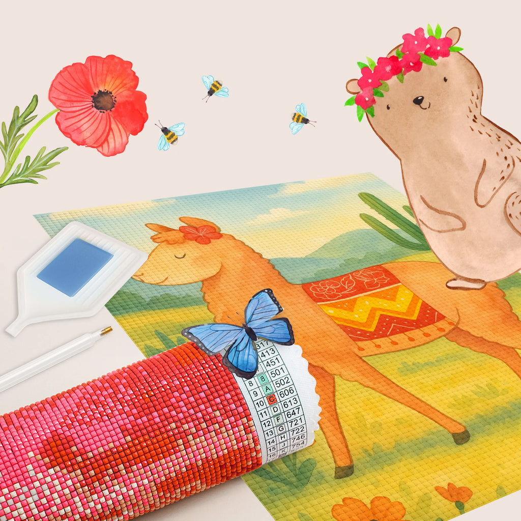 Obraz diamentowy alpaka Dumny Design Alpaka, Lama