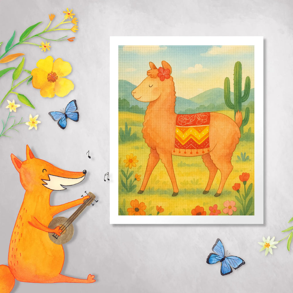 Obraz diamentowy alpaka Dumny Design Alpaka, Lama