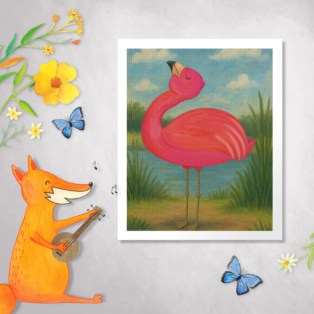Diamond Painting flamingo Proud Design Flamingo, pink, pink bird, bird of paradise, red, flamingo decoration, gift pink, gifts, gift idea, children, adults, girls, flamingo fans, summer, vacation, sea, unusual gifts in pink, pink gifts, girls gifts, small gifts, Caribbean feeling, funny sayings, mom, sister, self-love, self-acceptance, best friend, friend, daughter, joy, proud