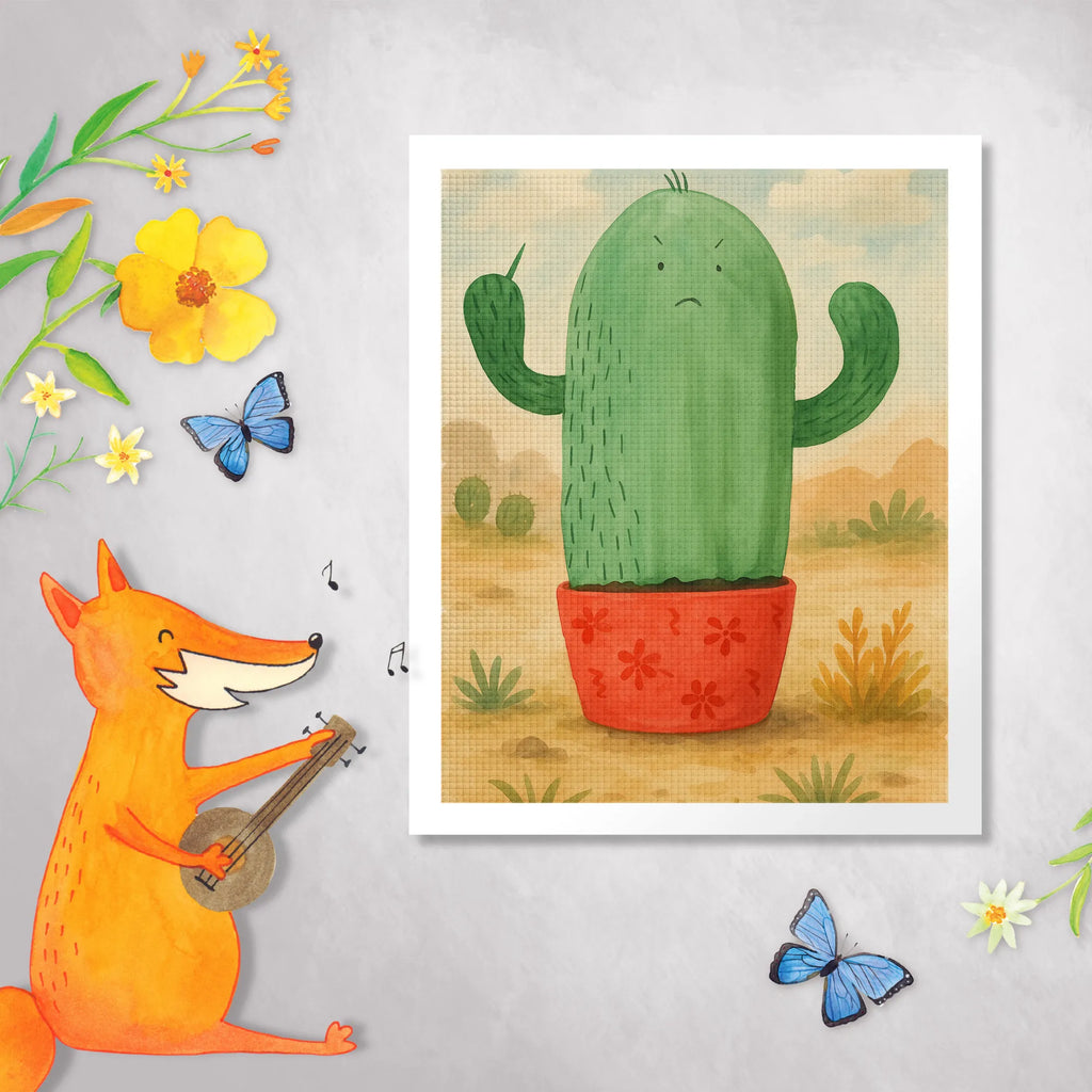 Obraz diamentowy Kaktus gniew Design Kaktus, Kaktusy