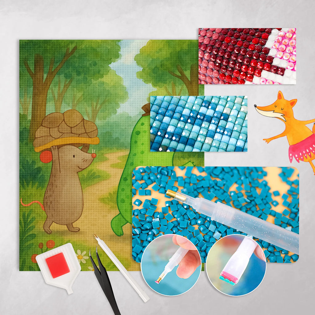 Diamond Painting tortoise Mouse Design Diamond Painting Set, Diamant Stickerei, Rhinestone Painting, Diamond Painting Klassisch, Diamond Painting Schlüsselanhänger, Diamond Painting Werkzeuge, Diamond Painting Anfänger Set, DIY Diamond Painting, Diamond Painting Motive, Diamant Malerei, Diamond Painting Tray, Diamond Painting Quadratbohrer, Diamant Bild, Diamond Painting Pinzette, Diamond Painting Deko, Diamond Painting, Diamond Painting Rundbohrer, Diamond Painting Porträt, Diamond Painting Schablone, 5D Diamant Malerei, DIY Strass Bild, Diamond Painting Für Erwachsene, Diamant Mosaik, Diamond Painting Tiere, Diamond Painting Blumen, Diamond Art, Diamond Painting Partial Drill, Diamond Painting Bohrer, Kristallbild, Diamond Painting Zubehör, Diamond Painting Puzzle, Diamond Painting Tablett, Diamond Painting Landschaft, Diamond Painting Profi Set, Strass Malerei, Diamond Painting Kit, Diamond Painting Muster, Diamond Painting Full Drill, Diamond Painting Geschenkidee, Diamond Painting Leinwand, Diamond Painting Modern, Diamond Painting Für Kinder, Schildkröte, beste Freundinnen, Freunde, Maus, beste Freunde, Freundinnen